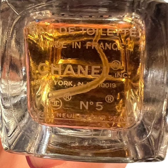 Chanel No 5 Paris Vintage Used Eau De Parfum Sprays Lotion Empty Small Bottle - Picture 5 of 10